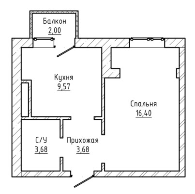 Продам однокомнатную (1-комн.) квартиру, Тарчокова ул, 125, Нальчик г