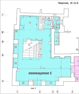 Сдам коммерческое помещение 232 м2, Тверская ул, 15, Москва г