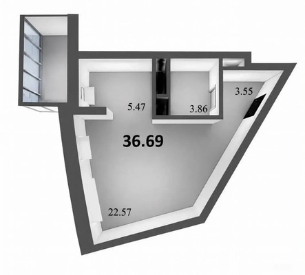 Продам однокомнатную (1-комн.) квартиру, Оренбургский Тракт ул, 8/1, Казань г