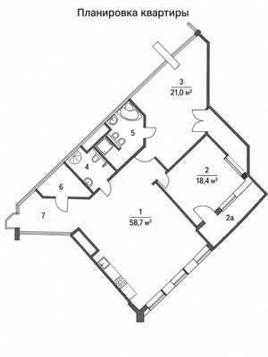 Продам трехкомнатную (3-комн.) квартиру, Минская ул, 1гк3, Москва г