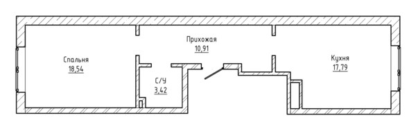 Продам однокомнатную (1-комн.) квартиру, Налоева ул, 10, Нальчик г