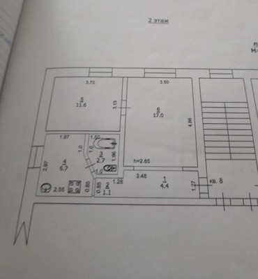 Продам двухкомнатную (2-комн.) квартиру, Полетаева ул, 15, Туапсе г