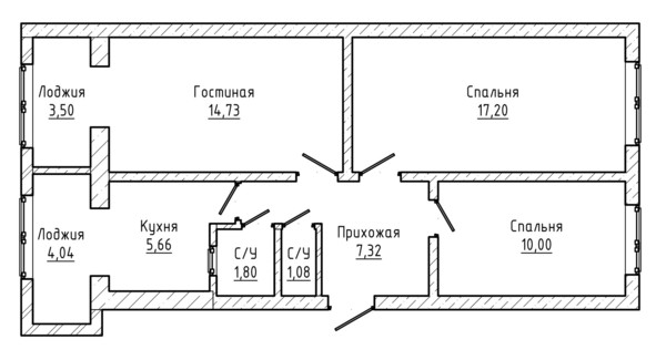 Продам трехкомнатную (3-комн.) квартиру, Ватутина ул, 29, Нальчик г