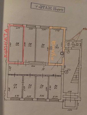 Продам комнату в 6-комн. квартире, Московская ул, 36, Зеленоградск г