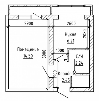 Продам однокомнатную (1-комн.) квартиру, Кирова ул, 11, Нальчик г