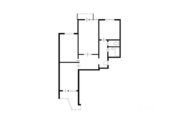 Продам трехкомнатную (3-комн.) квартиру, Вернадского пр-кт, 93к1, Москва г