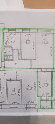 Продам трехкомнатную (3-комн.) квартиру, Революции ул, 4, Пермь г