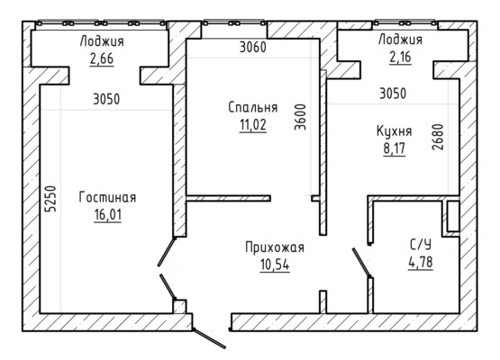 Продам двухкомнатную (2-комн.) квартиру, Чернышевского ул, 274, Нальчик г
