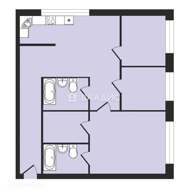 Продам многокомнатную квартиру, Амурская ул, 1ак4, Москва г