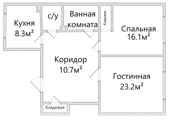 Продам двухкомнатную (2-комн.) квартиру, Мира пр-кт, 180, Москва г