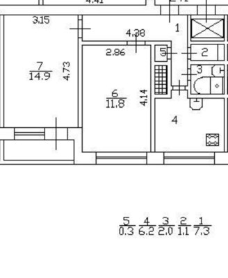 Продам двухкомнатную (2-комн.) квартиру, Байконурская ул, 5Ак1, Санкт-Петербург г