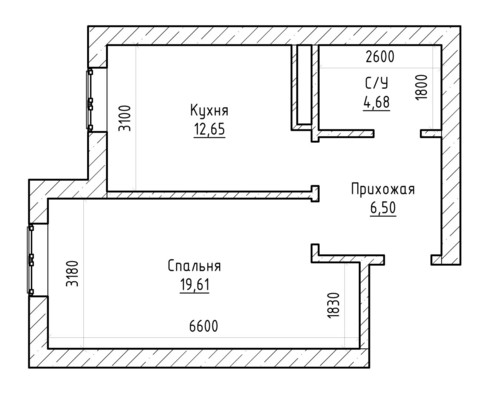 Продам однокомнатную (1-комн.) квартиру, Ленина ул, 367, Шалушка с