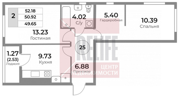 Продам двухкомнатную (2-комн.) квартиру (долевое), Пригородная ул, 18, Калининград г