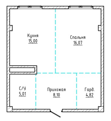 Продам однокомнатную (1-комн.) квартиру, Т.Идарова ул, 182, Нальчик г