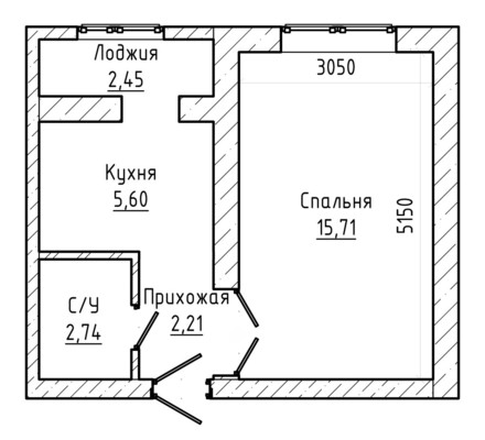 Продам однокомнатную (1-комн.) квартиру, Фурманова ул, 12б, Нальчик г