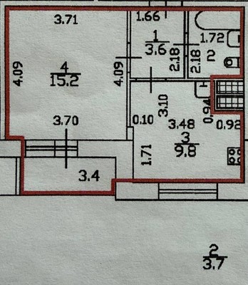 Продам однокомнатную (1-комн.) квартиру, Загородная ул, 37к2, Колпино г