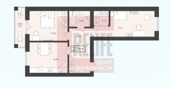 Продам двухкомнатную (2-комн.) , Октябрьская ул, 12, Пионерский г