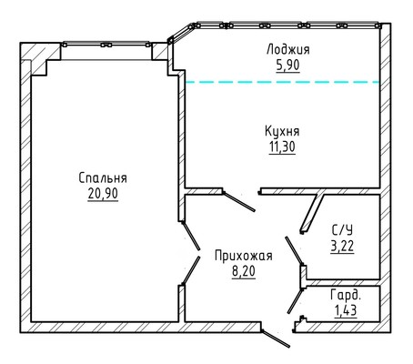 Продам однокомнатную (1-комн.) квартиру, Атажукина ул, 14, Нальчик г