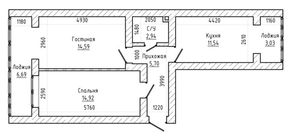 Продам двухкомнатную (2-комн.) квартиру, Баксанское ш, 11кБ, Чегем г