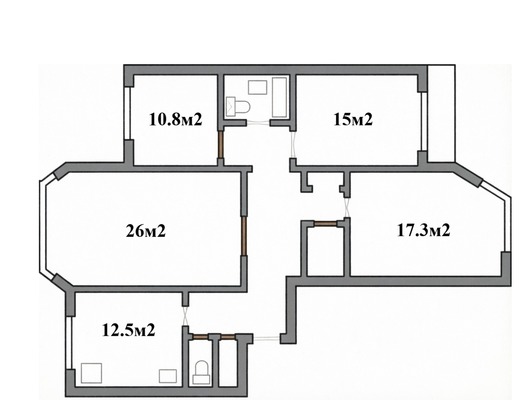 Продам многокомнатную квартиру, Поречная ул, 31к1, Москва г