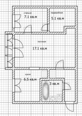 Продам двухкомнатную (2-комн.) квартиру, Станке Димитрова пр-кт, 14, Брянск г