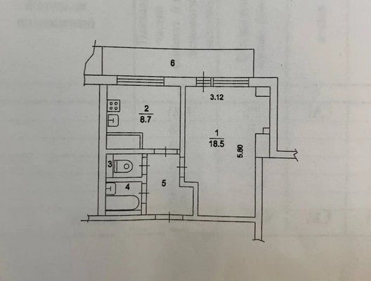 Продам однокомнатную (1-комн.) квартиру, Панфилова ул, 4, Химки г