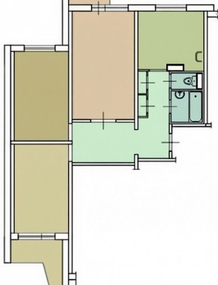 Продам трехкомнатную (3-комн.) квартиру, Донелайтиса проезд, 25к1, Москва г