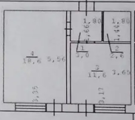 Продам двухкомнатную (2-комн.) квартиру, Парковая ул, 7а, Перово с
