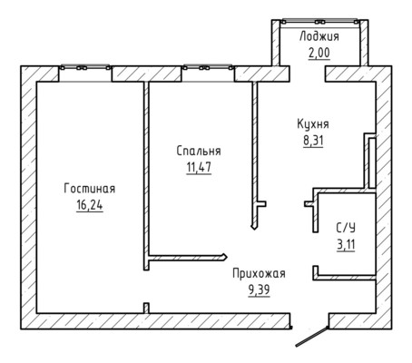 Продам двухкомнатную (2-комн.) квартиру, Головко ул, 200, Нальчик г
