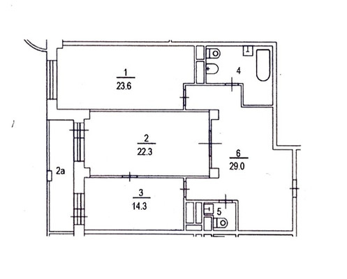 Продам двухкомнатную (2-комн.) квартиру, Борисовская ул, 1, Москва г