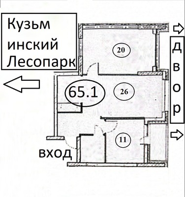 Продам двухкомнатную (2-комн.) квартиру, Сосновая ул, 2к1, Котельники г