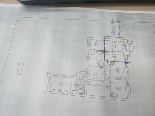 Продам 2-комн. в 6-комн. квартире, Максима Горького ул, 64, Ростов-на-Дону г