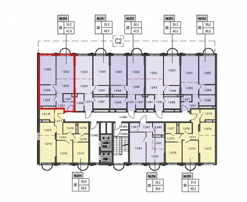 Продам двухкомнатную (2-комн.) квартиру (долевое), Александры Монаховой ул, Коммунарка п