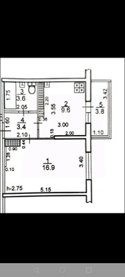 Продам однокомнатную (1-комн.) квартиру, Бориса Пупко ул, 3, Новороссийск г