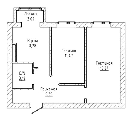 Продам двухкомнатную (2-комн.) квартиру, Головко ул, 200, Нальчик г