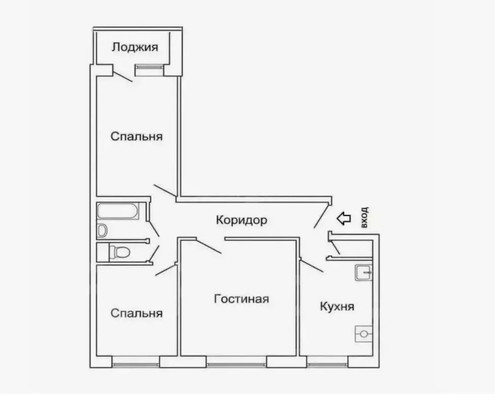 Продам трехкомнатную (3-комн.) квартиру, Видова ул, 173, Новороссийск г