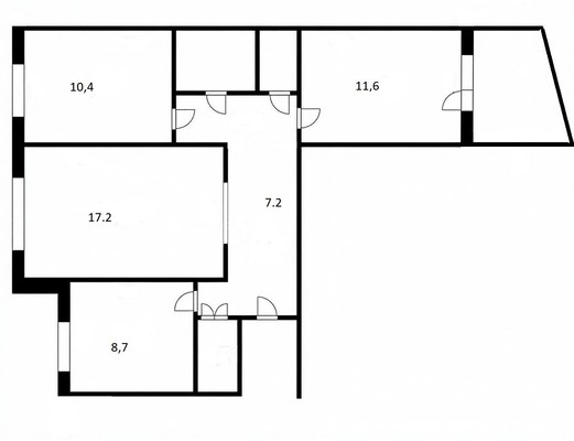 Продам трехкомнатную (3-комн.) квартиру, Пархоменко ул, 112, Новосибирск г