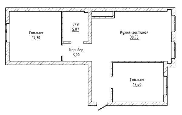 Продам двухкомнатную (2-комн.) квартиру, Чернышевского ул, 201, Нальчик г