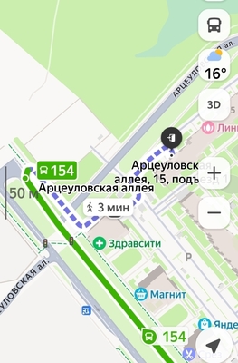 Сдам однокомнатную (1-комн.) квартиру, Арцеуловская аллея, 15 1, Санкт-Петербург г
