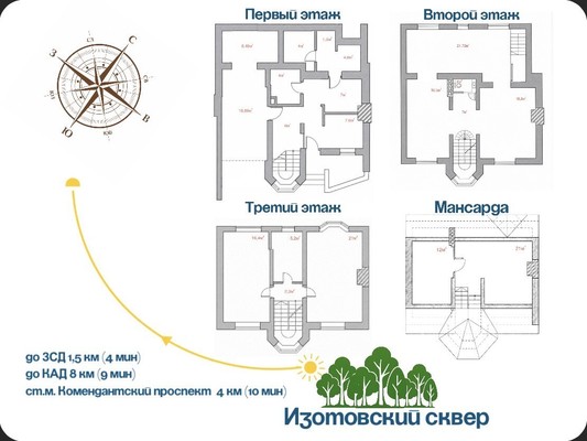 Продам таунхаус, Глухарская ул, 11к4, Санкт-Петербург г, 0 км от города