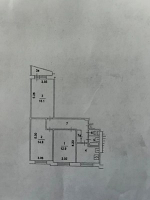 Продам трехкомнатную (3-комн.) квартиру, Генерала Антонова ул, 1, Москва г