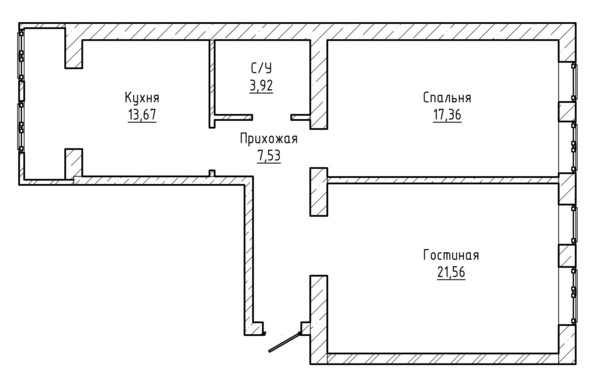 Продам двухкомнатную (2-комн.) квартиру, Кабардинская ул, 218, Нальчик г