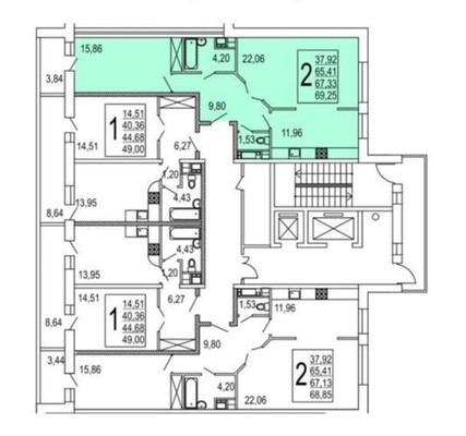 Продам двухкомнатную (2-комн.) квартиру, Новогиреевская ул, 5Ак2, Москва г