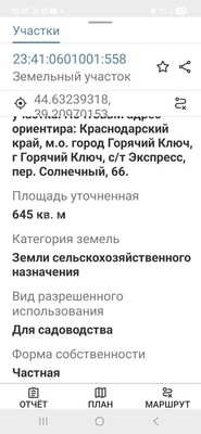 Продам участок 6,4 соток, Фермерское хоз., Тихая ул, 66, Горячий Ключ г, 0 км от города
