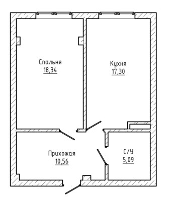 Продам однокомнатную (1-комн.) квартиру, Кабардинская ул, 202кА, Нальчик г