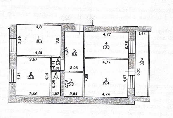 Продам трехкомнатную (3-комн.) квартиру, Широкая ул, 2, Казань г