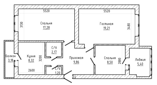 Продам трехкомнатную (3-комн.) квартиру, Мовсисяна ул, 21, Нальчик г