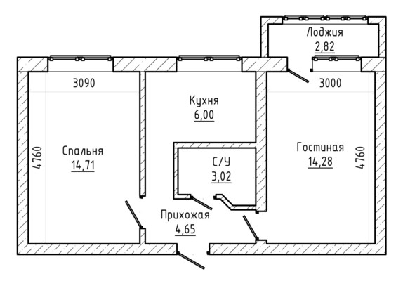 Продам двухкомнатную (2-комн.) квартиру, Байсултанова ул, 3, Нальчик г