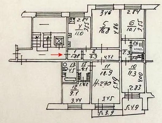 Продам многокомнатную квартиру, Зорге ул, 25/4, Ростов-на-Дону г