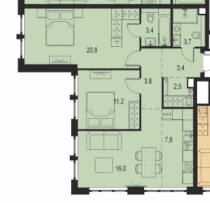 Продам трехкомнатную (3-комн.) квартиру, Южнопортовая ул, 26к2, Москва г